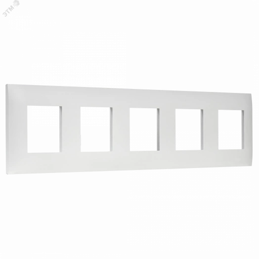 SKANDY Рамка 5-местная SK-F05W арктический белый IEK
