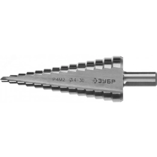 Сверло ступенчатое 4-30мм, 14 ступеней