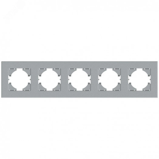 GUSI City рамка 5-местная, цвет серебро