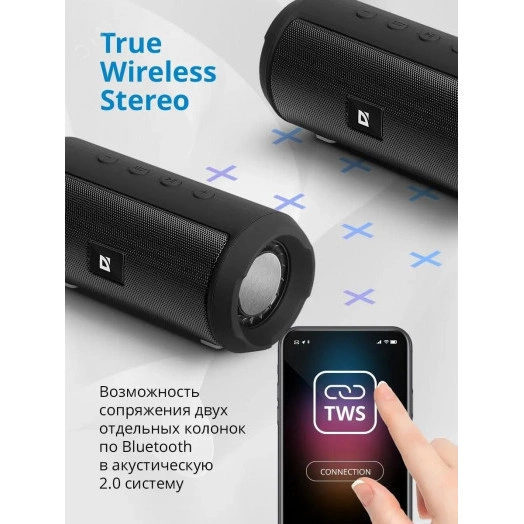 Акустика портативная Enjoy S500 Bluetooth,10Вт, FM/microSD/USB