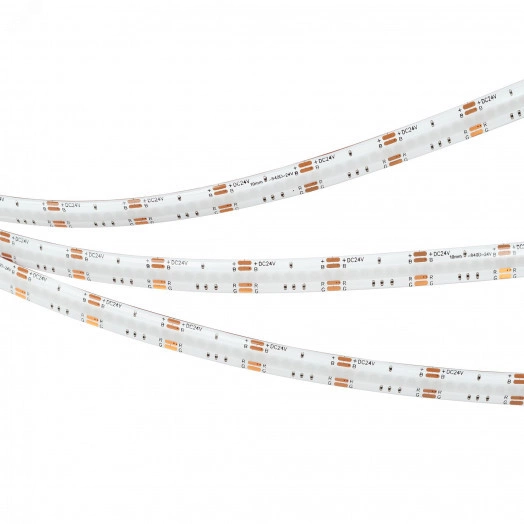 Лента герметичная COB-SE-X840-10мм 24V RGB (16 W/m, IP65, CSP, 5м) (-)