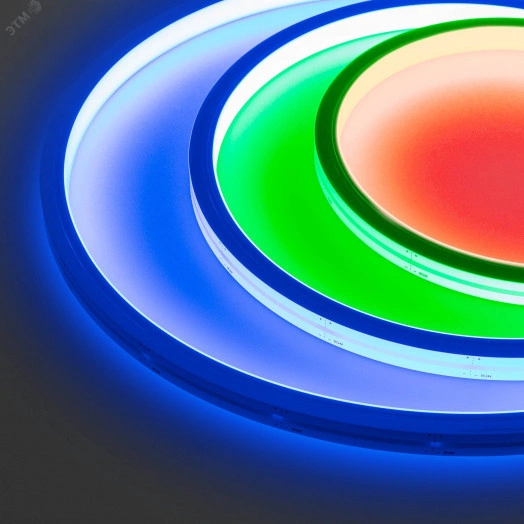 Лента герметичная MOONLIGHT-TOP-GM192-13x12мм 24V RGBW-Warm (14.4 W/m, IP67, 5м, wire x2) (Вывод кабеля боковой)