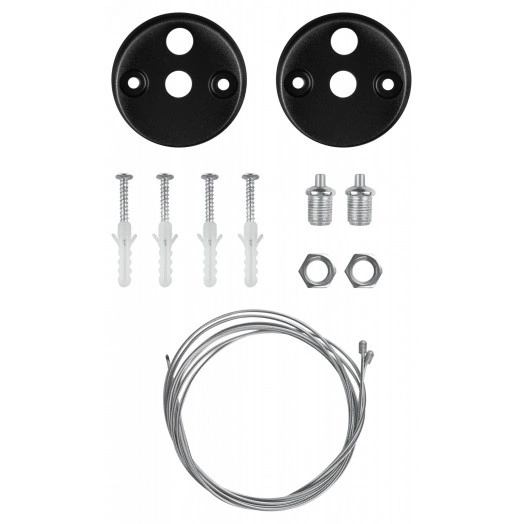 Светильник LED черный подвесной драйвер внутри 36Вт 4000К 2700Лм IP40 1200х100х60 Geometria SPO-113-B-40K-036 Block