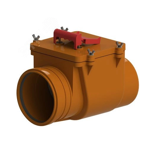 Клапан обратный 160 мм для наружной канализации с заслонкой из нержавеющей стали ТП-85.160