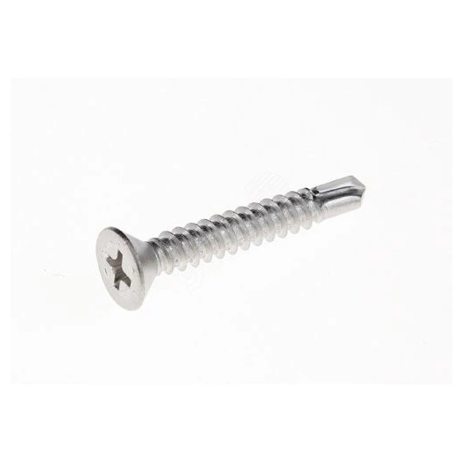 Саморез 4,8х32 A2 DIN7504O с потайной головкой с буром на конце нержавеющая сталь (1000шт)