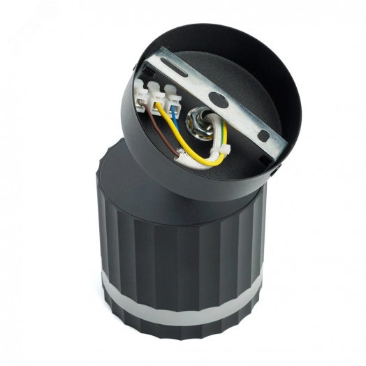 Светильник ДБО GX53 без лампы наклонный черный