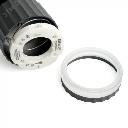 Светильник ДБО GX53 без лампы наклонный черный