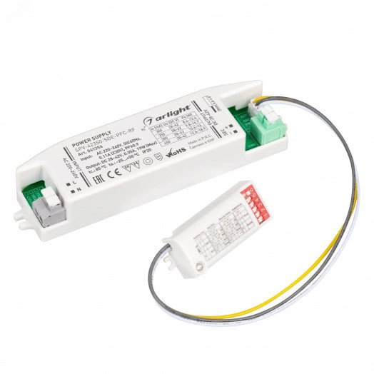 Блок питания SPV-42350-SDE-PFC (19W, 28-42V, 350mA, 5.8GHz) (Arlight, IP20 Пластик, 5 лет)