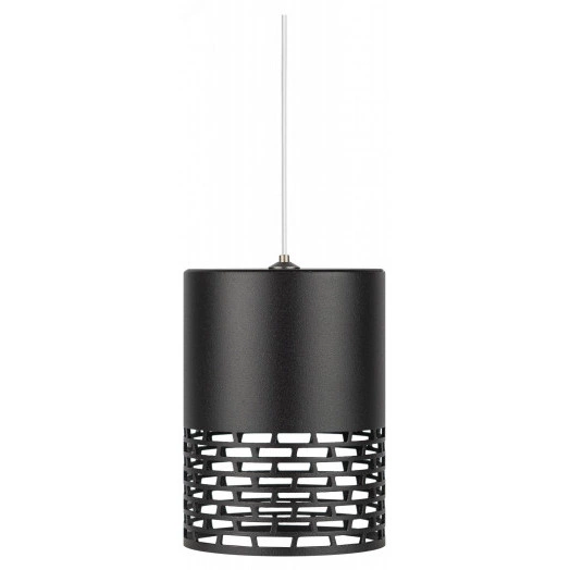 Светильник подвесной (подвес) PL29 BK цоколь GX53 потолочный цилиндр черный