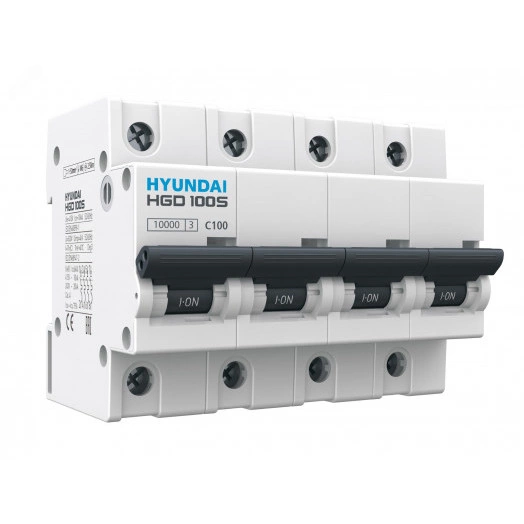 Выключатель автоматический модульный 3П+N 80А C 10кА Standard HGD