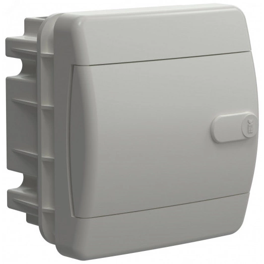 Корпус пластиковый встраиваемый на 4 модуля ЩРВ-П-4 IP41 UNION Compact белая дверь