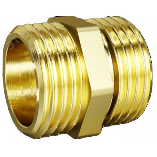 Ниппель 1' НР/НР латунь