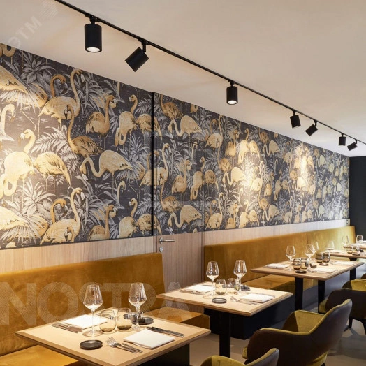 Шинопровод встраиваемый для трековых светильников 1м белый (в наборе токовод заглушка крепление)