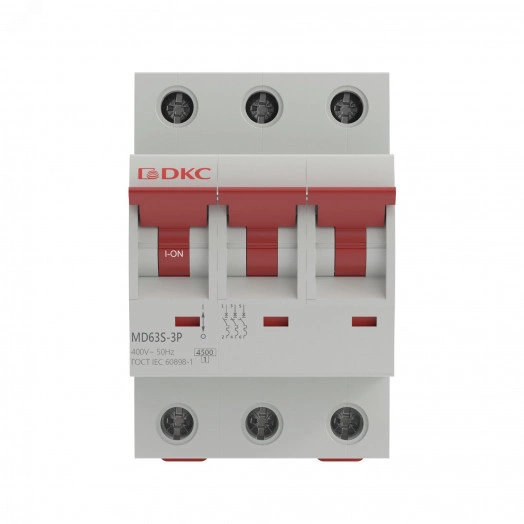 Выключатель автоматический трёхполюсный 32А D MD63S-3PD32 4,5кА