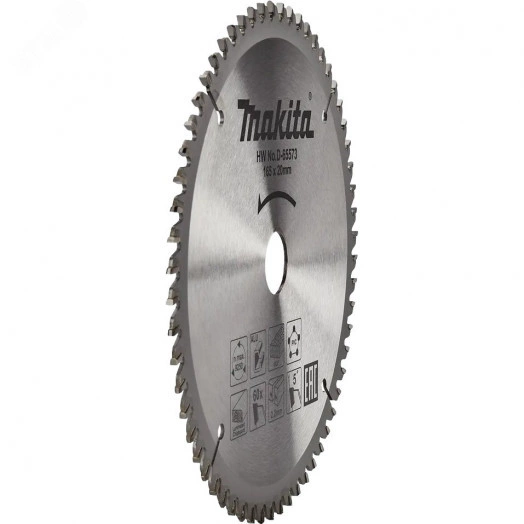 Пильный диск универсальный для алюминия/дерева/пластика, 165x20x2.2/1.4x60T