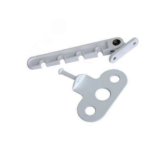 Ограничитель открывания окна Москва L-110 мм белая арт.1-5640 Б