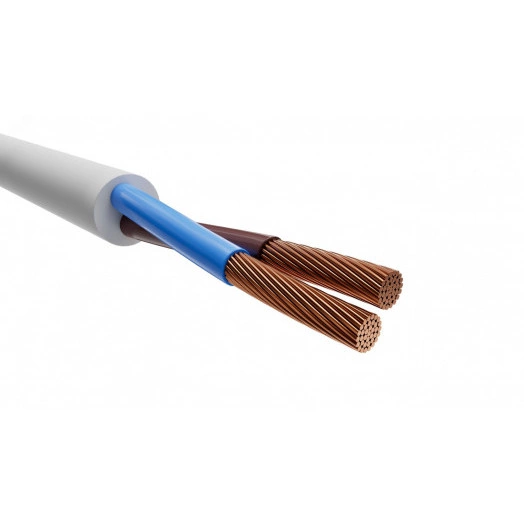 Провод ПВС 2х4 белый 100 м ТРТС