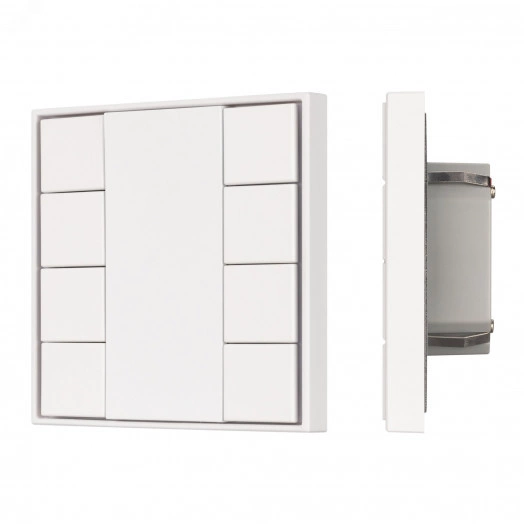 Панель кнопочная KNX-301-22-8-SH-IN White (BUS, Frame) (IARL, IP20 Пластик, 3 года)