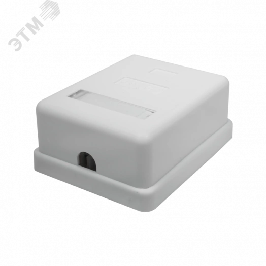 Розетка компьютерная 8P8C (RJ-45). UTP. Cat.5e. 1 порт (DIY)