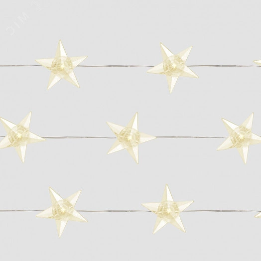 Гирлянда линейная Звездочки LED 2700К 1.8м USB