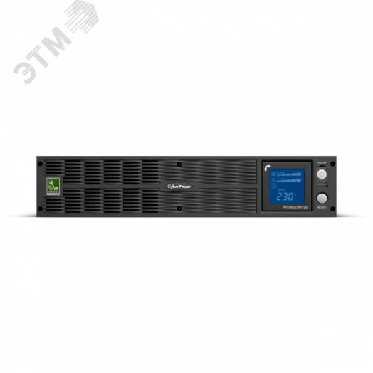 Источник бесперебойного питания Rackmount Line-Interactive 1000VA/750W 10 IEC-320 C13 розеток USBиSerial сухие контакты EPO SNMPslot RJ11/45 Extended Battery LCD дисплей