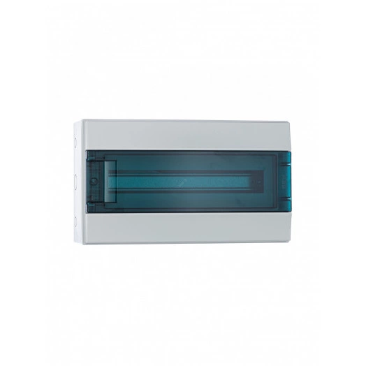 Щит распределительный навесной ЩРн-п-18 пластиковый Mistral65 серая прозрачная дверь с клеммами IP65 (65P18X12A)