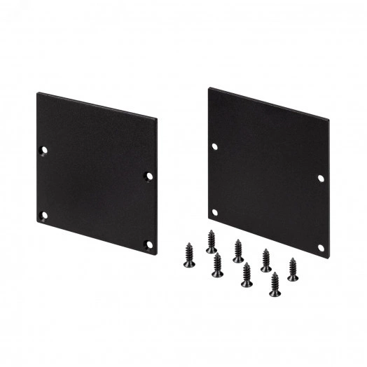 Заглушка SL-LINE-5050-LW BLACK глухая (металл)