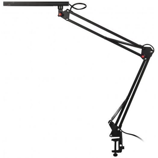 Светильник настольный NLED-507-8W-BK светодиодный на струбцине чёрный