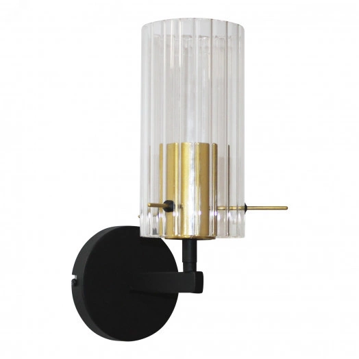 Светильник Эсми 511 черн.зол. (Плафон 0015) НББ 01-60-180 Е27 настенный