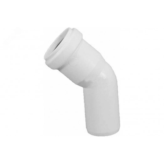 Отвод канализационный 40х30 град. белый