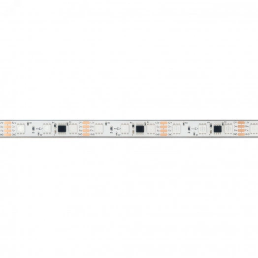 Лента герметичная SPI-PFS-B60-12мм 12V RGB-PX3-BPT (12 W/m, IP68, 5060, 5м) (бегущий огонь)