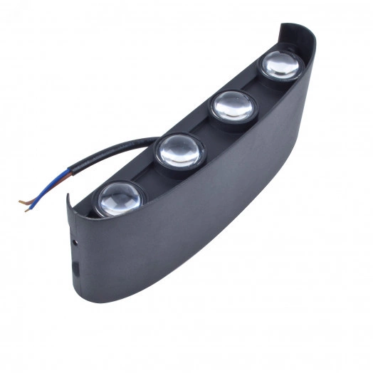 Светильник светодиодный уличный Архитектурный накладной ULU-P20B-8W/4000K IP65 BLACK (4000K) Корпус черный.