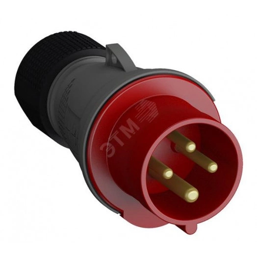 Вилка кабельная 16А 3Р+E IР44 переносная 415В Easy&Safe