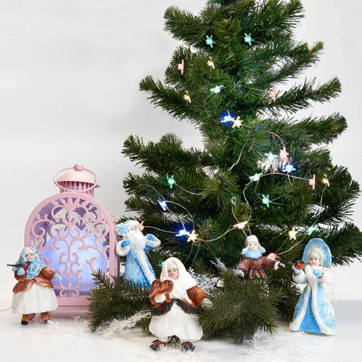 Гирлянда линейная Звездочки LED мульти 1.8м USB