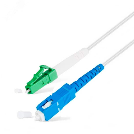 Шнур оптический spc LC/APC-SC/UPC 9/125 G.657A1 2.0мм 10м LSZH (патч-корд)