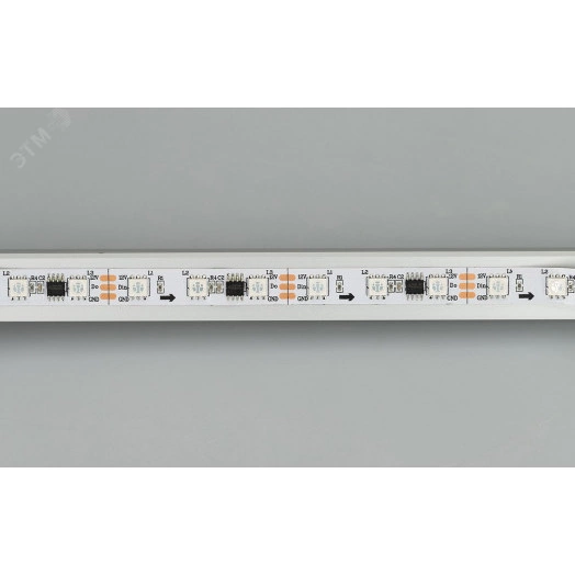 Лента SPI-B60-10мм 12V RGB-PX3 (14.4 W/m, IP20, 5060, 5м) (Открытый, IP20)