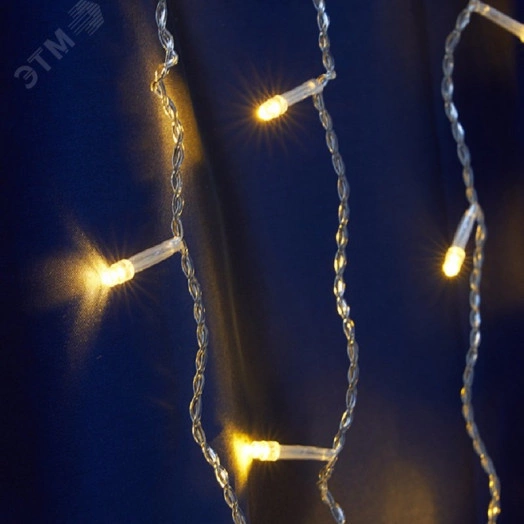 Гирлянда занавес LED желтый 3х3м IP44