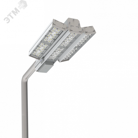 Светильник светодиодный для охранного периметра Cerberus 150 Вт консольный 5000 К IP67 сухой контакт RAL7045 серый