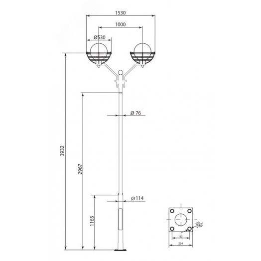 Опора (ОД-2-3,8-73 Бол-2-цл)