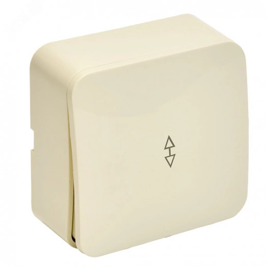 Переключатель 1-клавишный 250В 10А серия София слоновая ксоть STEKKER