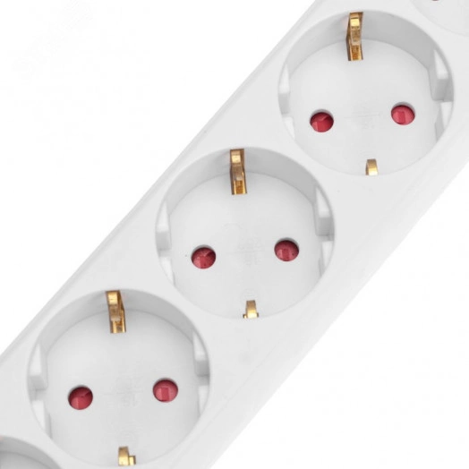 Удлинитель STANDARD 5 гнезд, 5 м, 3х1,0 мм2, с/з, белый