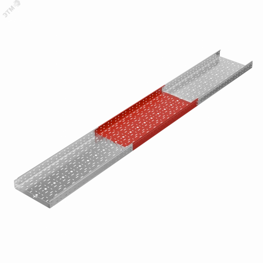 Лоток перф. 80х400х1,0 L2500 мм Быстрый монтаж ПЛЮС