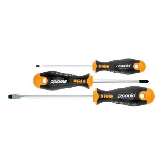 Набор отверток Ergonic 3 шт в упаковке