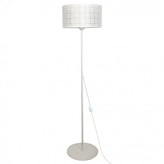 Светильник Амина ННБ 63-60-021 бел.муар /шнур бел. напольный - торшер