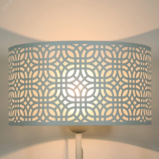 Светильник Амина ННБ 63-60-021 бел.муар /шнур бел. напольный - торшер