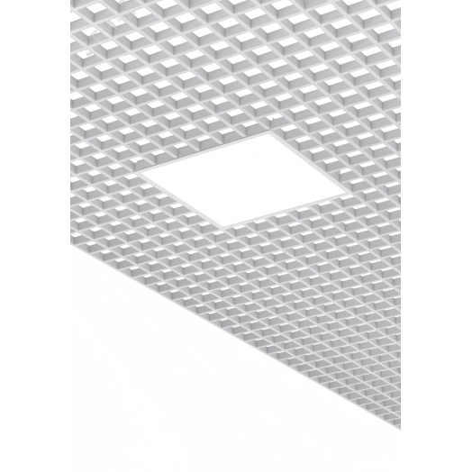 Светильник светодиодный VARTON E070/F 2.0 для образовательных учреждений 30 Вт CRI90 4000 К для Грильято 619х619х50 мм (монт. размер 588х588 мм) с рамкой и рассеивателем опал