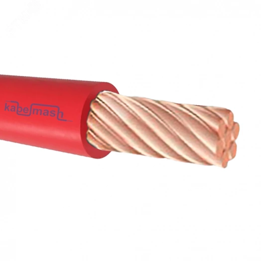 Провод силовой ПуВ 1х35к красный ТРТС