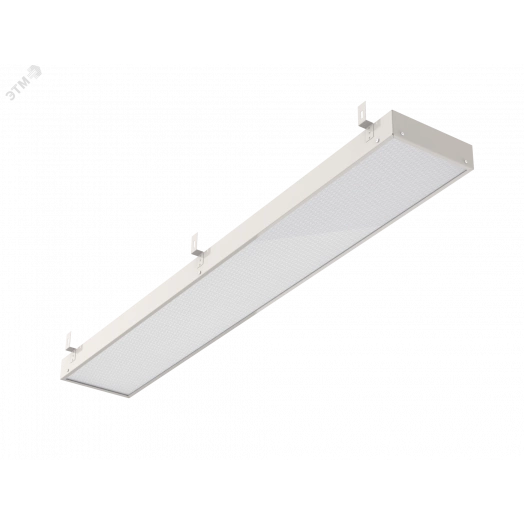 Cветильник cветодиодный GR350 2.0 30 Вт 3000 К 1188х294х50 мм с планками для подвеса и рассеивателем призма