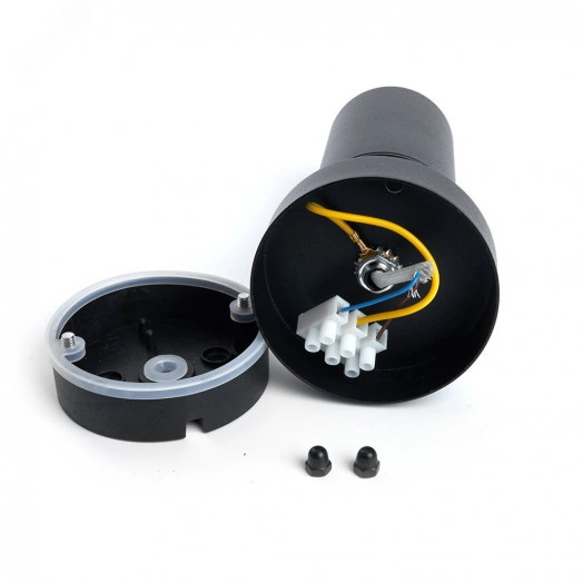 Светильник ДБУ GU10 без лампы наклонный IP54 черный