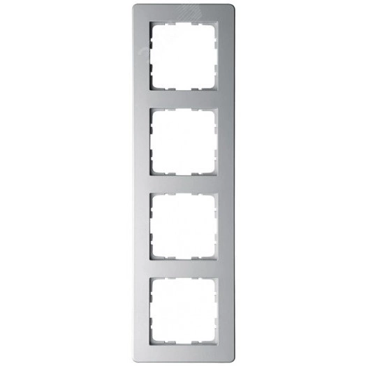 Рамка G-Flex 4-постовая, цвет Алюминий